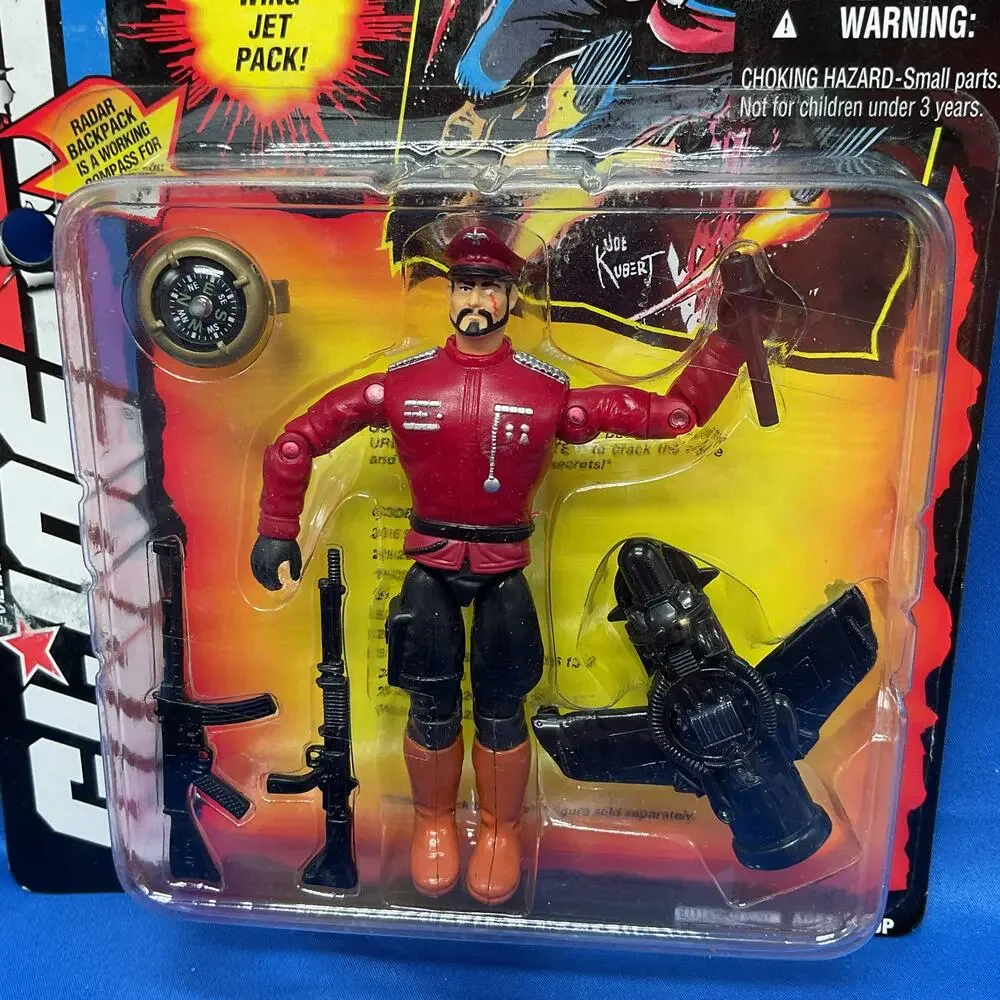 GI JOE 1994 Jet Pack General Blitz New Vintage Moc